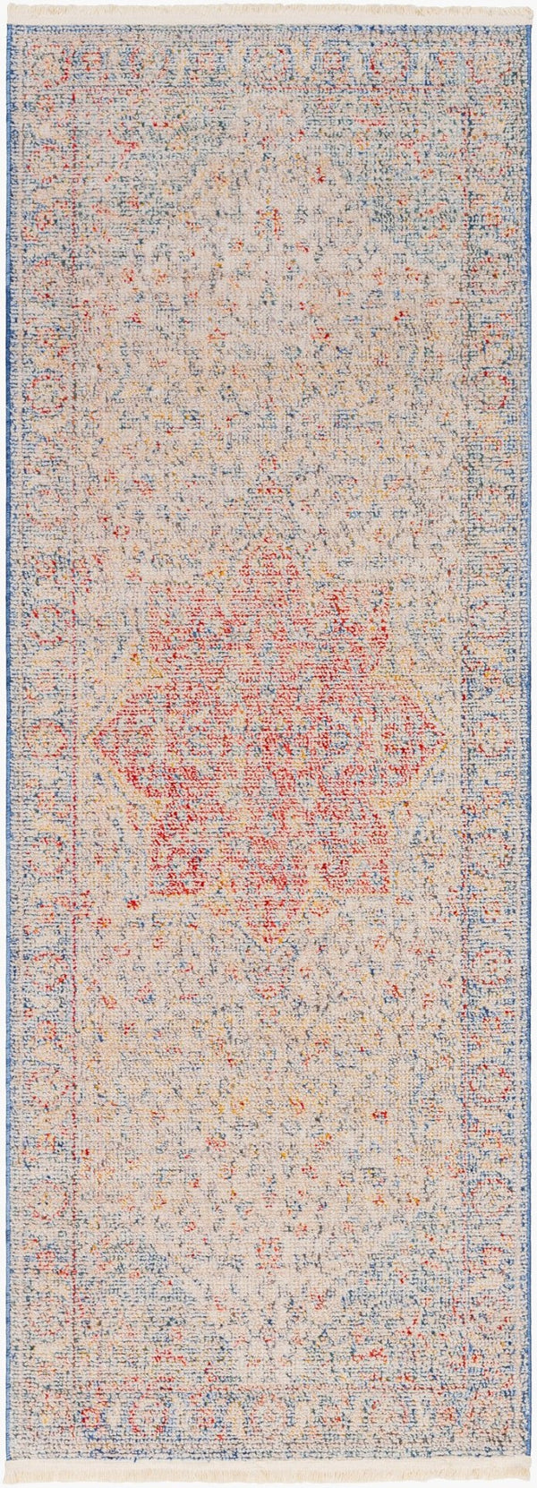 Livabliss Subtle Traditional Runner Rug with Fringe Polyester Pile for Hallways and Entryways SUB2302-2773