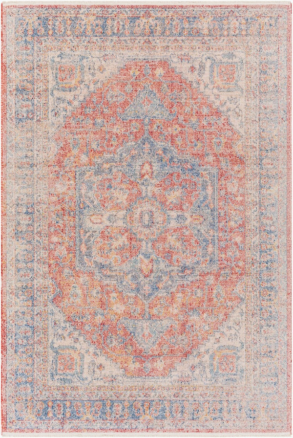 Livabliss Subtle Polyester Machine Woven Area Rug with Fringe Transitional Living Room Accent SUB2305-9212