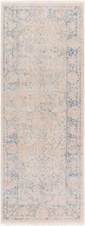 Livabliss Subtle Polyester Runner Rug with Fringe Machine Woven in Turkey for Hallways SUB2311-2773