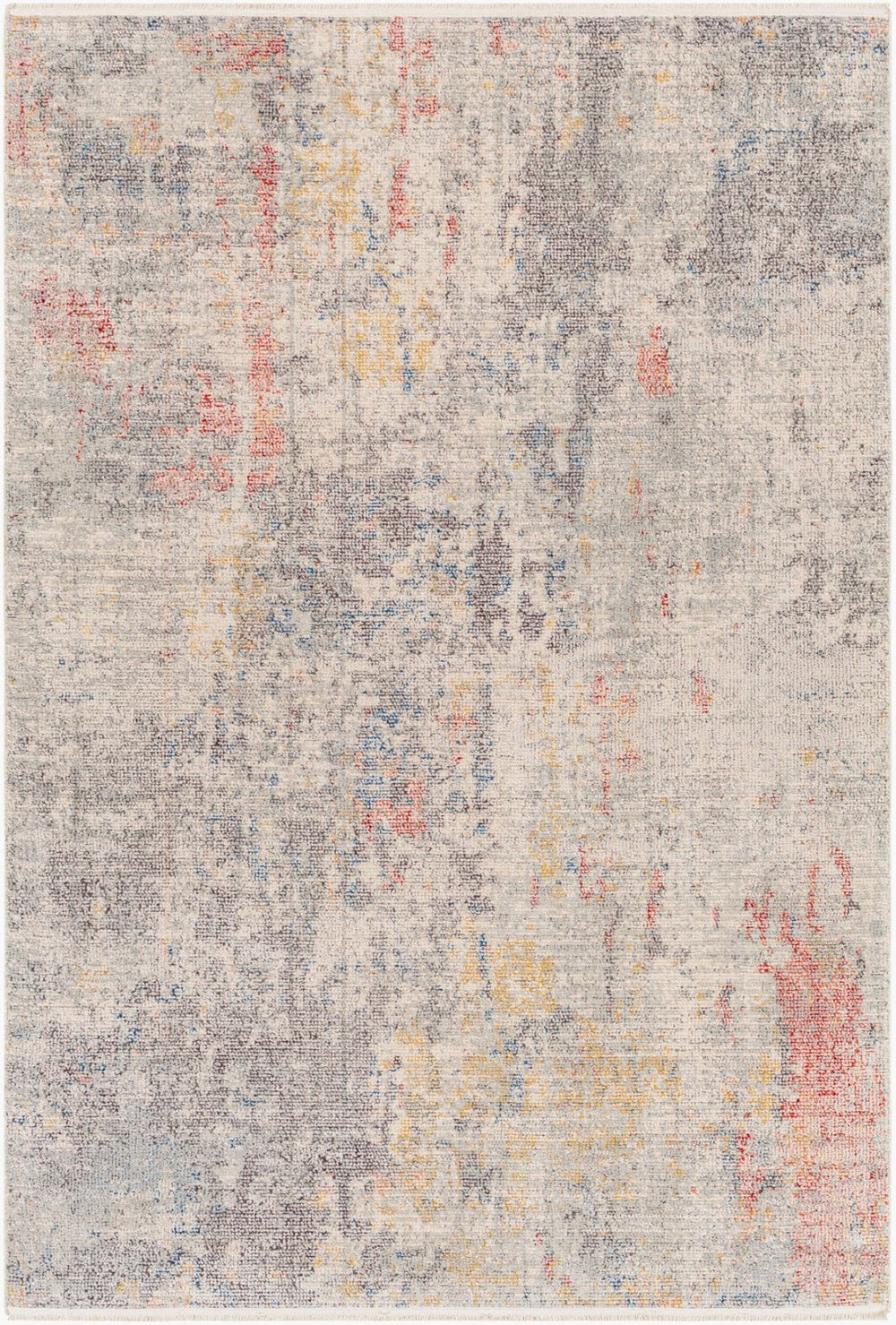 Livabliss Subtle Machine Woven Polyester Area Rug with Fringe for Living and Dining Rooms SUB2313-9212