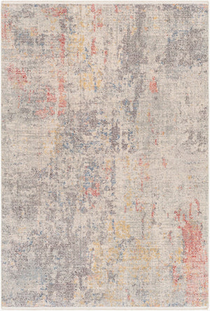 Livabliss Subtle Machine Woven Polyester Area Rug with Fringe for Living and Dining Rooms SUB2313-9212