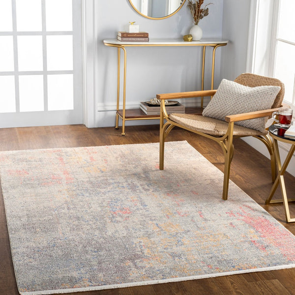Livabliss Subtle Machine Woven Polyester Area Rug with Fringe for Living and Dining Rooms SUB2313-9212