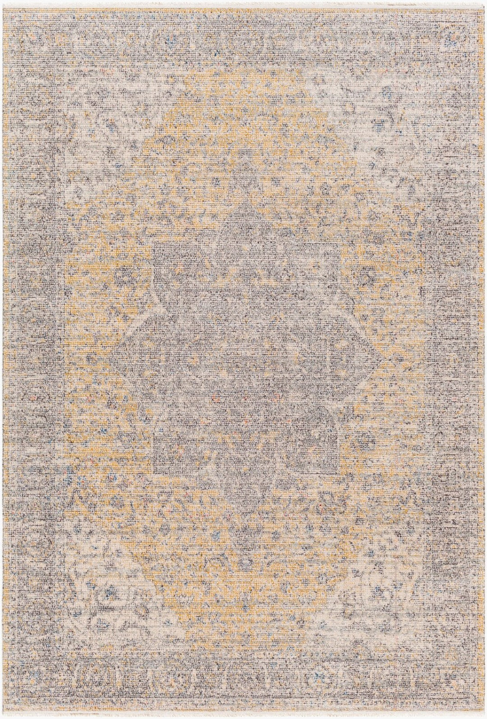 Livabliss Subtle Traditional Fringe Area Rug Machine Woven Polyester for Dining and Living Rooms SUB2322-9212