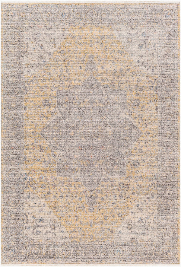 Livabliss Subtle Traditional Fringe Area Rug Machine Woven Polyester for Dining and Living Rooms SUB2322-9212