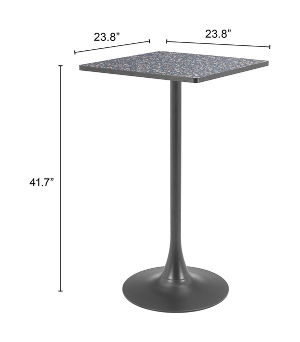 Zuo Modern Spot Bar Table - Modern Design With High-quality Mdf And Steel For A Chic Home Aesthetic Solution Black Mdf,Steel 110412-zuo-modern