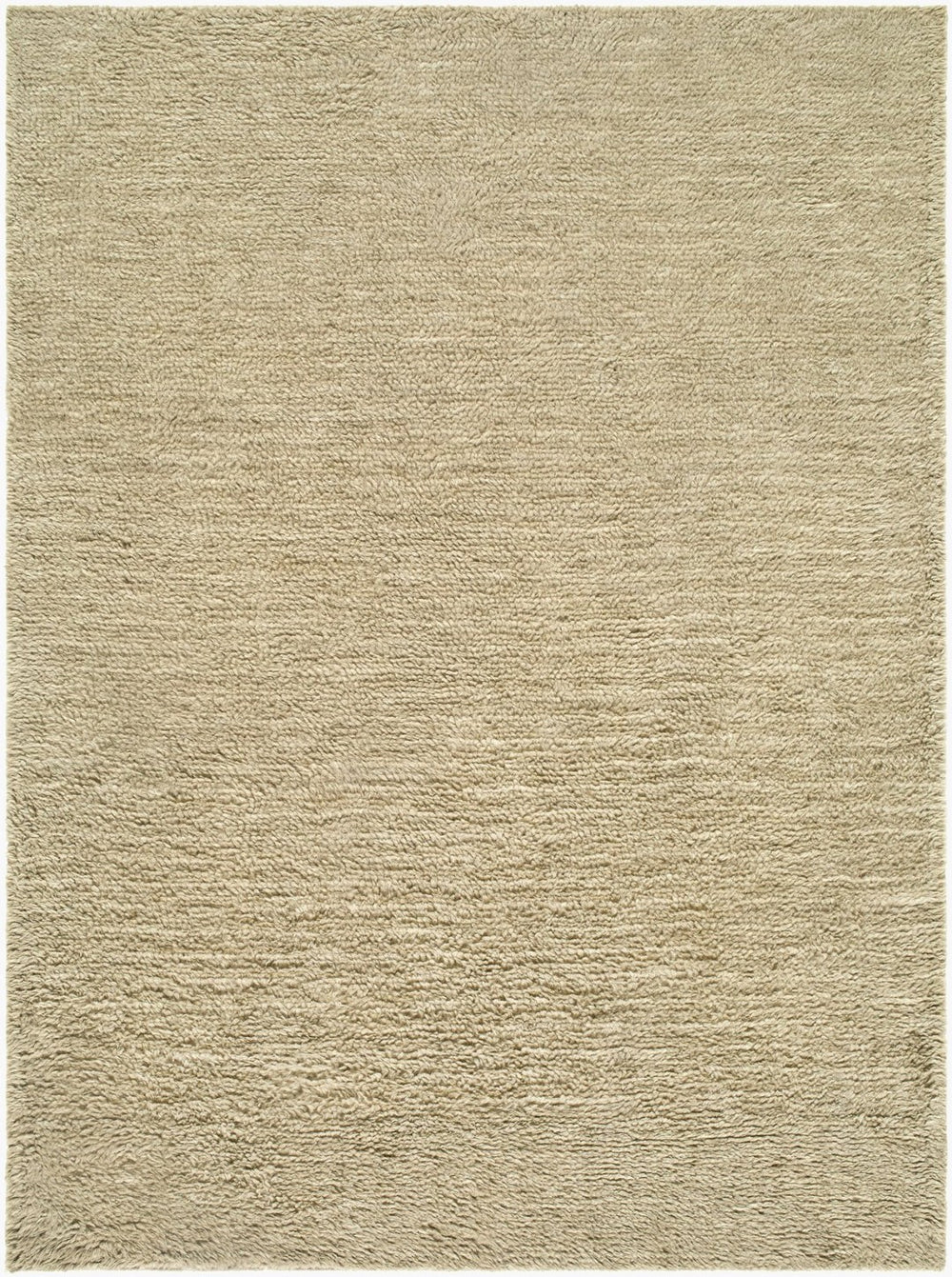 Livabliss Snuggle Hand-woven Cotton Wool Blend High Pile Rug for Entryways and Bedside Areas Beige, Sandsto 6' x 9' SUG2302-69