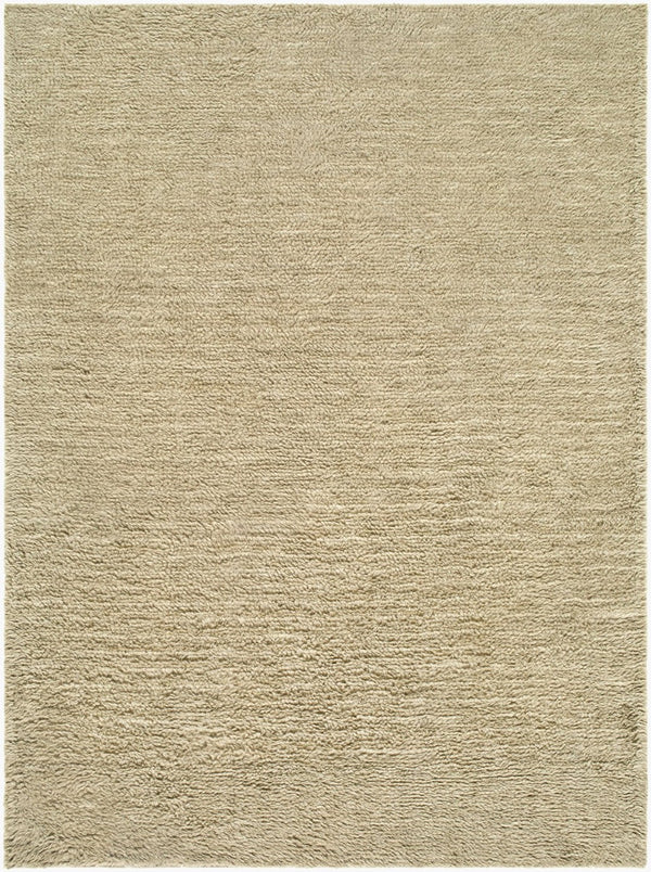 Livabliss Snuggle Hand-woven Cotton Wool Blend High Pile Rug for Entryways and Bedside Areas Beige, Sandsto 6' x 9' SUG2302-69
