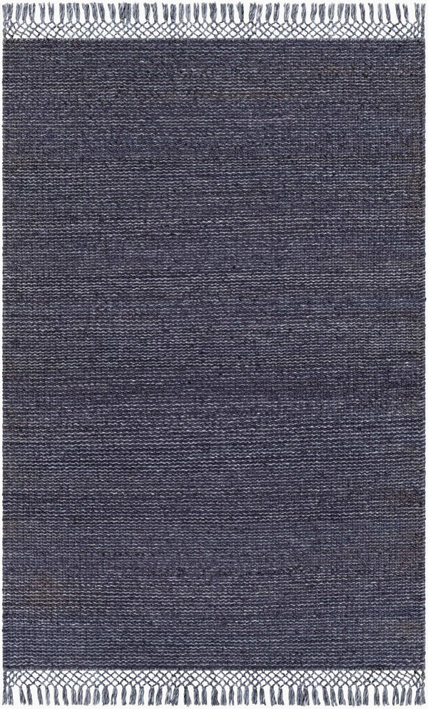 Surya Southampton 2' X 3' Handcrafted Jute & Recycled Pet Yarn Rug - Stylish, Durable, Easy Care Area Accent Ink Blue Jute,Recycled Pet Yarn Suh2300-23
