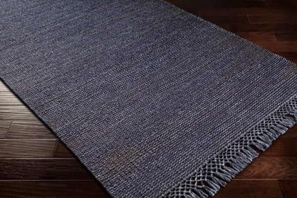 Surya Southampton 2' X 3' Handcrafted Jute & Recycled Pet Yarn Rug - Stylish, Durable, Easy Care Area Accent Ink Blue Jute,Recycled Pet Yarn Suh2300-268
