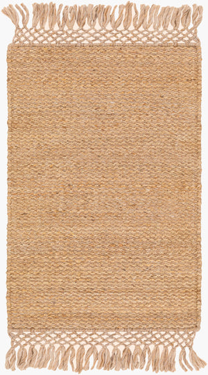 Surya Southampton 2' X 3' Handcrafted Jute & Recycled Pet Yarn Rug - Stylish, Durable, Easy Care Area Accent Tan Jute,Recycled Pet Yarn Suh2301-23