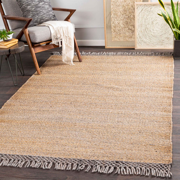 Surya Southampton 2' X 3' Handcrafted Jute & Recycled Pet Yarn Rug - Stylish, Durable, Easy Care Area Accent Tan Jute,Recycled Pet Yarn Suh2302-23