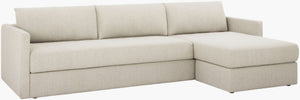 Surya Sukhi Low Profile Contemporary Sectional Sofa for Open Plan Living Rooms SUKI001-307037