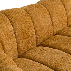 VIG Furniture Suki Camel Fabric Sofa — Modern 3-Seater, Durable Polyester Upholstery, Supportive Foam & Solid Pine Frame VGEV-23112-SOFA-CML