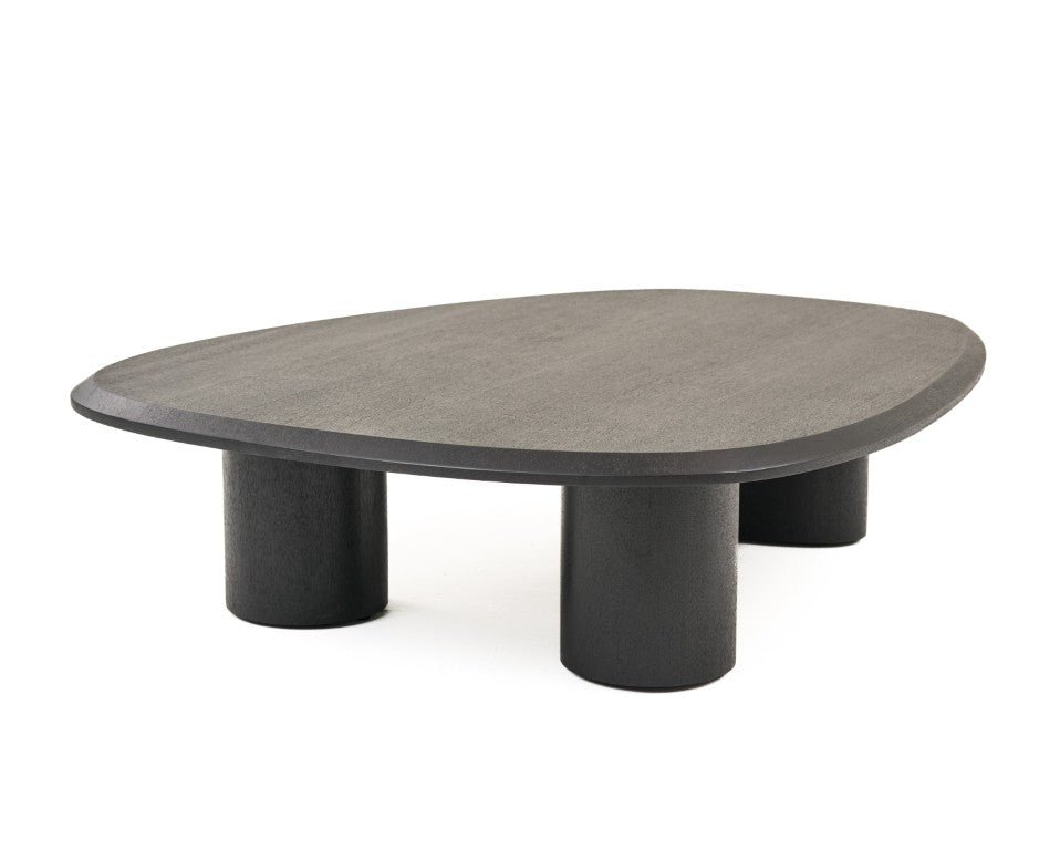 VIG Furniture Summit Organic Ash Coffee Table Set — Freeform Nested Design, Durable Solid+Veneer Build, Assembled VGOD-LZ-363C-H-L-SET