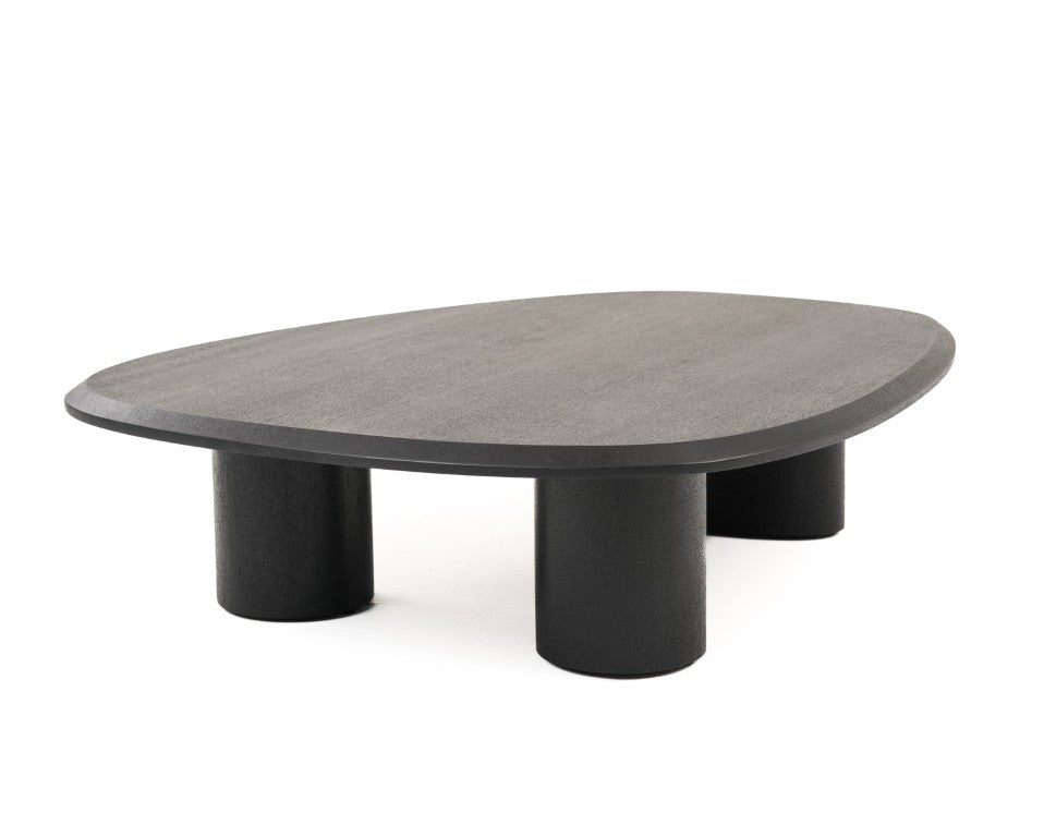 VIG Furniture Summit Organic Ash Coffee Table Set — Freeform Nested Design, Durable Solid+Veneer Build, Assembled VGOD-LZ-363C-H-L-SET
