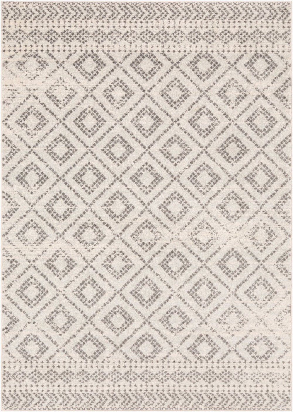 Livabliss Sunderland Bohemian Global Runner Rug Polypropylene Machine Woven Entryway Hallway Accent Light Slate, Wh 5'3" x 7'3" SUN2301-5373