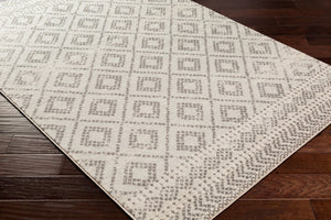 Livabliss Sunderland Bohemian Global Runner Rug Polypropylene Machine Woven Entryway Hallway Accent Light Slate, Wh 2'7" x 7'3" SUN2301-2773