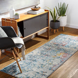 Sunderland SUN-2334 2'7" x 7'3" Machine Woven Rug SUN2334-2773 Livabliss Surya