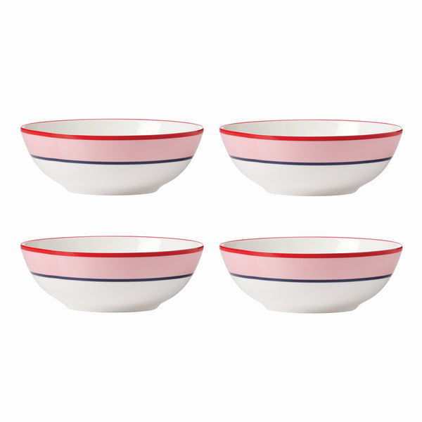 Lenox Kate Spade Make It Pop All-Purpose Bowls, Set of 4 Pink, PINK PORCELAIN 894607