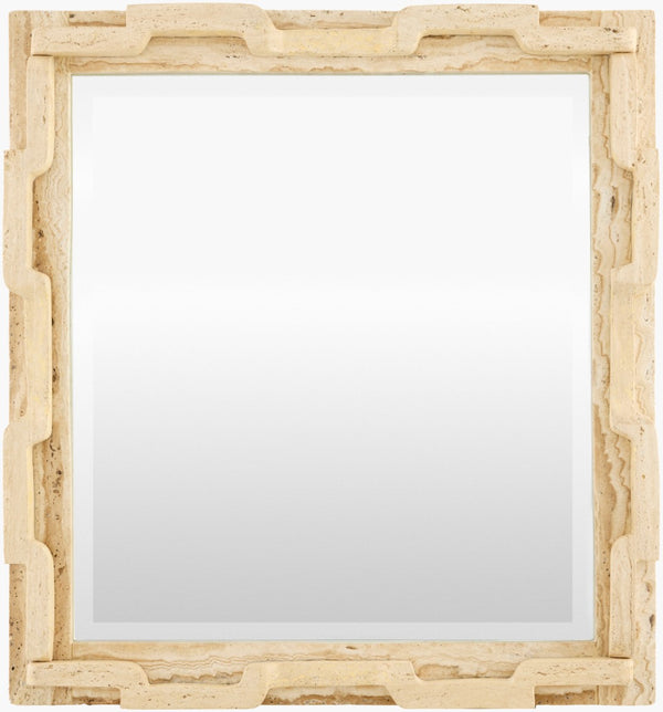 Surya Suratna Art Deco Geometric Accent Mirror Sculptural Wall Decor for Living Spaces SUNA001-3235