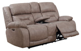 Steve Silver Aria Power-Power Loveseat w/ Console Sand AA950LS