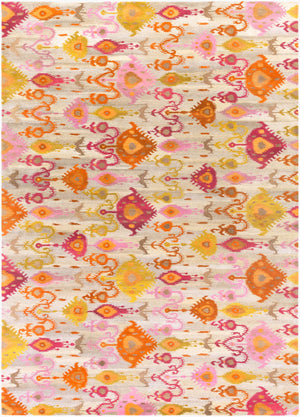 Surya Surroundings 9' X 13' Hand-tufted Nz Wool Rug - Global-inspired Design For Elegant Home Décor Burnt Orange Nz Wool Sur1016-913