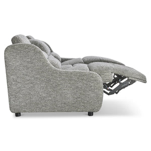 Bernhardt Bernhardt Gio Channeled Fabric Power Reclining Sofa with Hidden Controls Modern Living B167RO