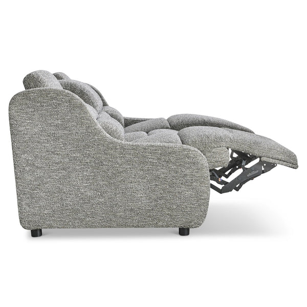Bernhardt Bernhardt Gio Channeled Fabric Power Reclining Sofa with Hidden Controls Modern Living B167RO