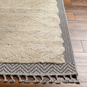 Livabliss Sousse Bohemian Geometric High Pile Polypropylene Area Rug with Fringe for Living Rooms SUS2305-5673