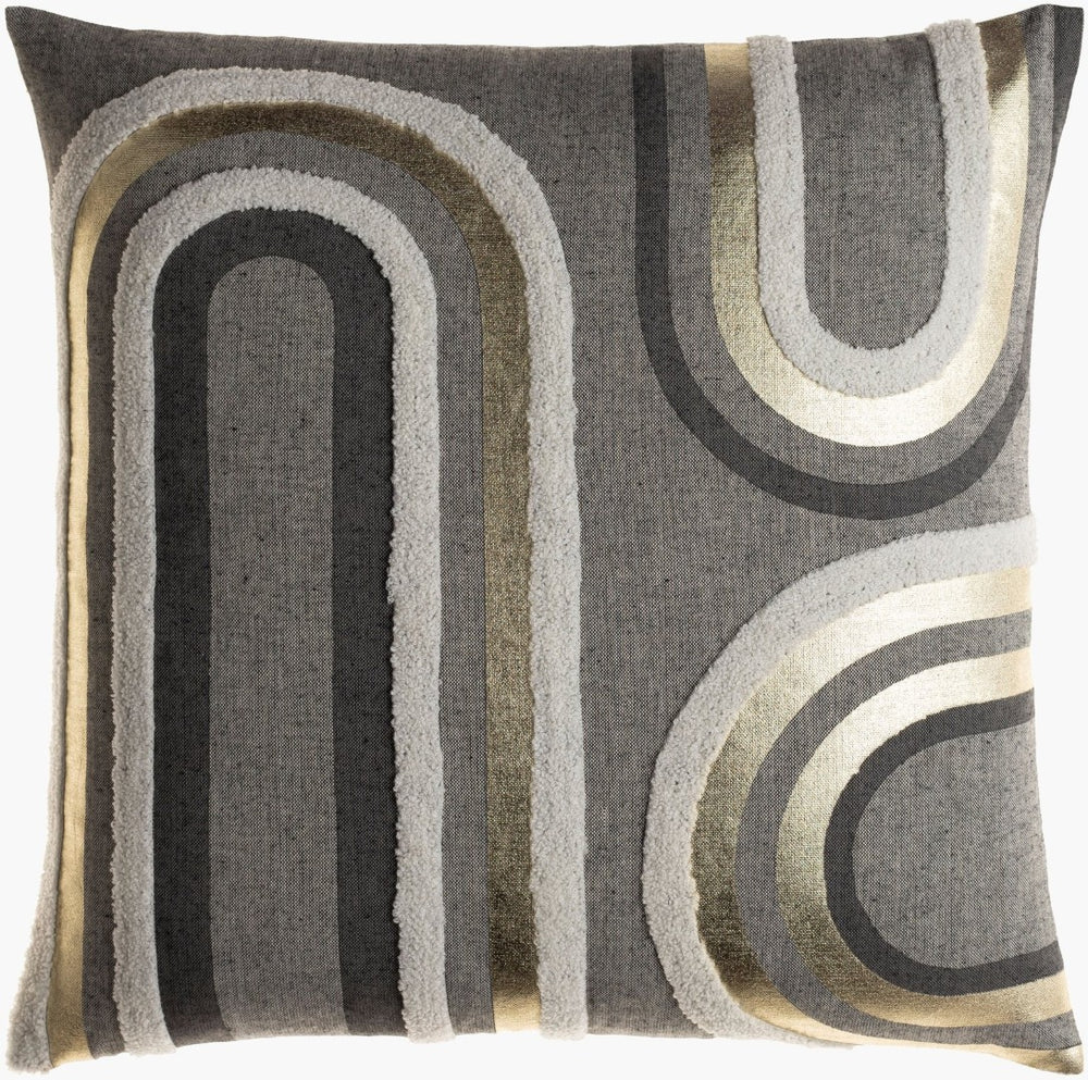 Surya Sutton Cotton Square Accent Pillow Minimalist Indian Craft Sofa Throw Cushion SUT001-2020P