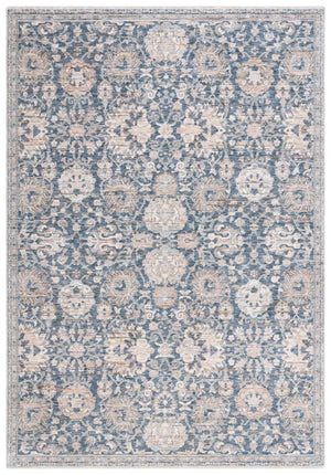 Safavieh Sutton 101 Power Loomed Space Dyed Polyester Rug Navy / Beige Brown SUT101N-8