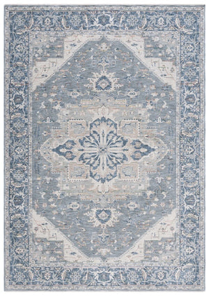 Safavieh Sutton 102 Power Loomed Space Dyed Polyester Rug Grey / Navy SUT102F-8