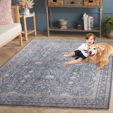 Safavieh Sutton 103 Power Loomed Space Dyed Polyester Rug Navy / Beige SUT103N-8