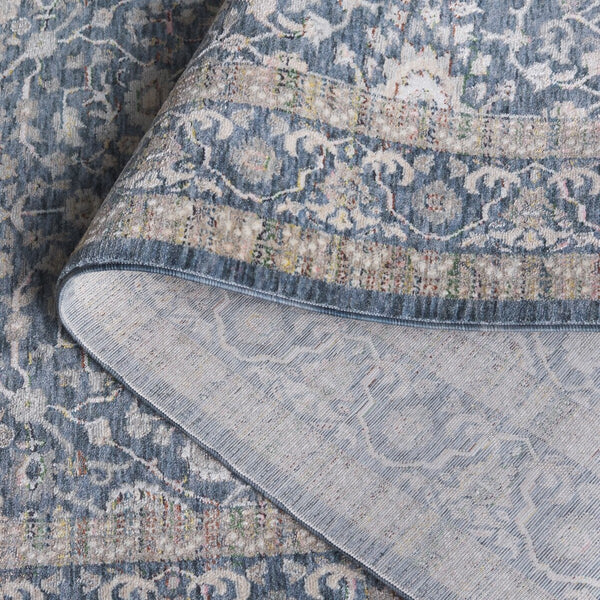 Safavieh Sutton 103 Power Loomed Space Dyed Polyester Rug Navy / Beige SUT103N-8