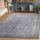 Safavieh Sutton 103 Power Loomed Space Dyed Polyester Rug Navy / Beige SUT103N-8