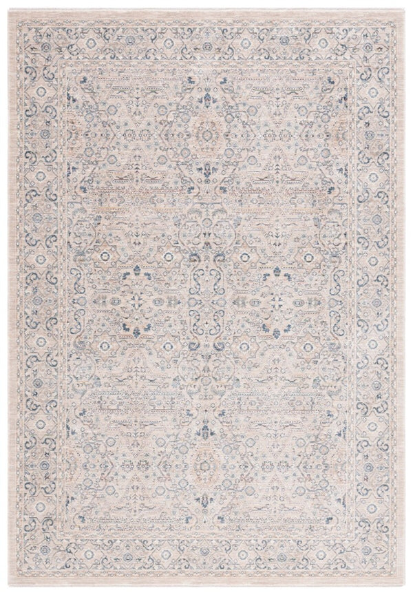 Safavieh Sutton 104 Power Loomed Space Dyed Polyester Rug Beige / Navy SUT104B-8