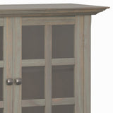 Acadian Medium Storage Cabinet Distressed Grey B136P158279 Hearth and Haven