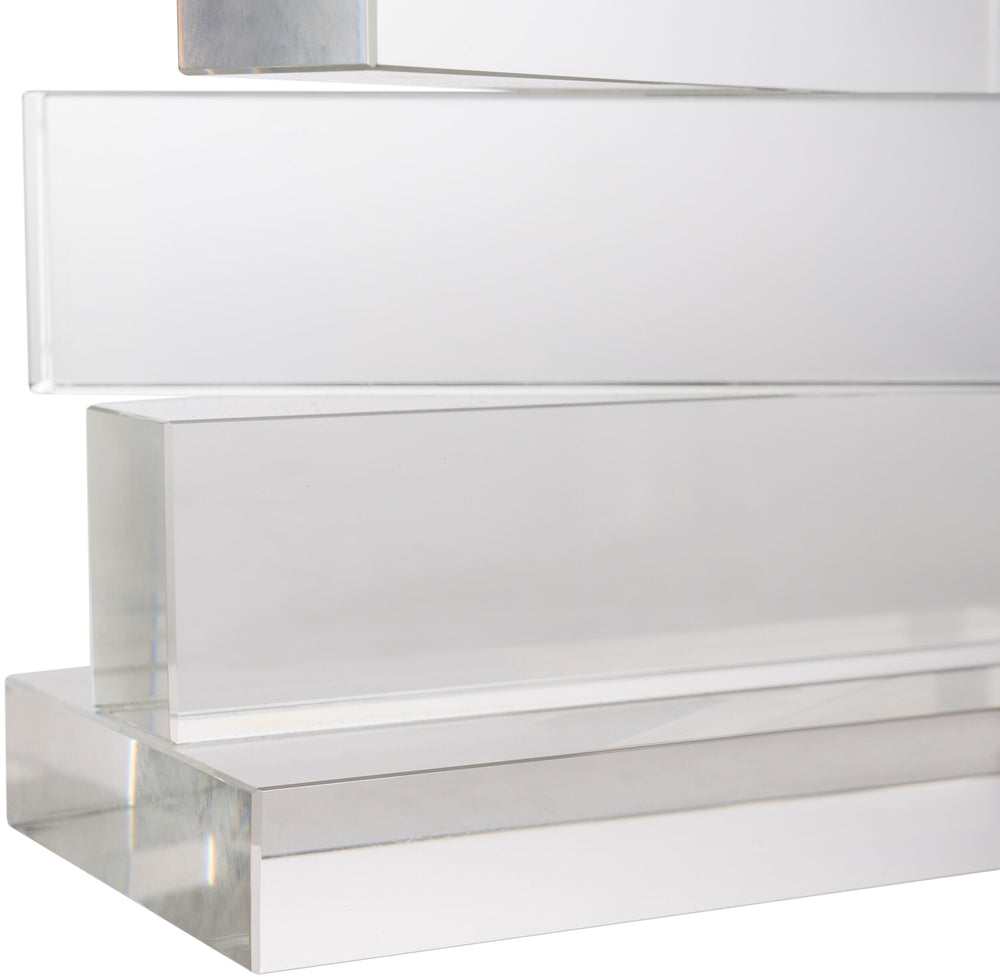 Surya Surrey 24" Crystal Accent Table Lamp - Elegant Minimalist Design With Soft Linen Shade For Any Room Body, Clear,Base, Clear,Finial, Clear,Harp, Metallic ,Brass Crystal,Crystal,Linen,Polyester,Crystal Suy-001