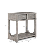 A.R.T. Furniture Vault Small Nightstand 285141-2354 Gray 285141-2354
