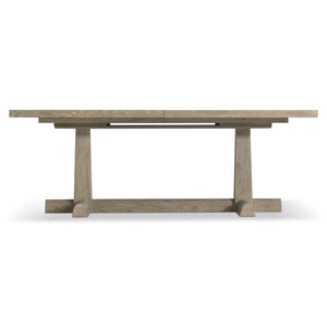 Bernhardt Bernhardt Tribeca Refectory Dining Table In Aurum White Oak — Rustic Traditional, Seats 6–8, Leaf Included K2006