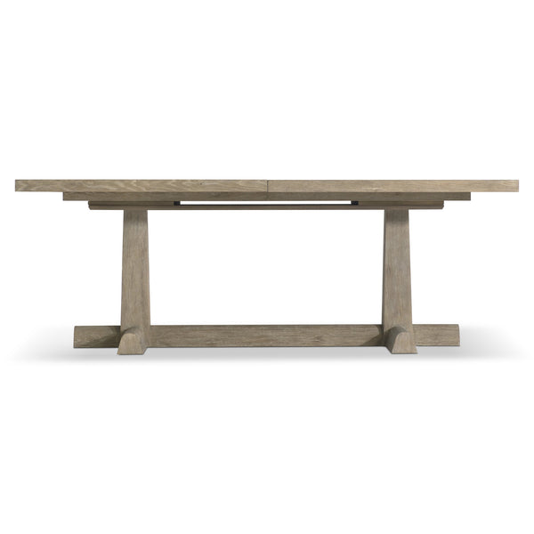 Bernhardt Bernhardt Tribeca Refectory Dining Table In Aurum White Oak — Rustic Traditional, Seats 6–8, Leaf Included K2006