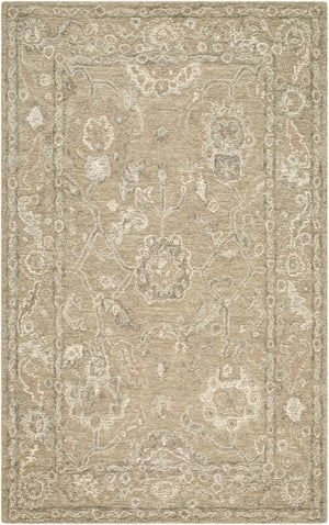 Livabliss Shiv Classics Hand Tufted Wool Area Rug Artisan Crafted for Living Room Warmth Taupe, Sage 9' x 12' SVC2300-912