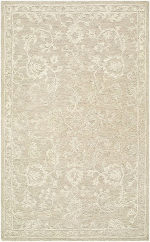 Livabliss Shiv Classics Hand Tufted Wool Area Rug Traditional Pattern for Living Room Floors Ivory 8' x 10' SVC2302-810