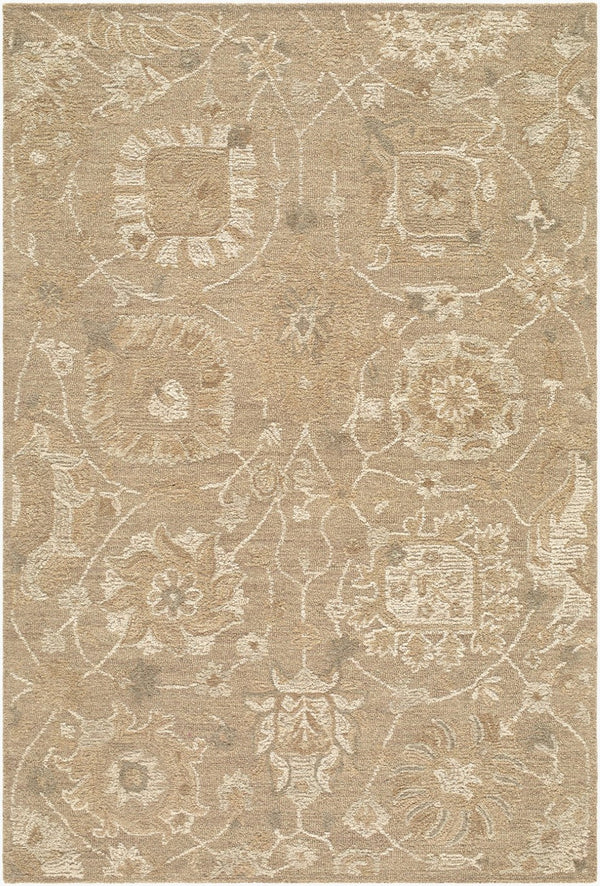 Livabliss Shiv Classics Hand Tufted Wool Accent Rug Plush Traditional Craft for Any Room Beige, Taupe 2' x 3' SVC2303-23