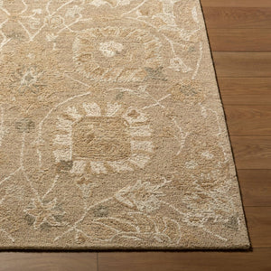 Livabliss Shiv Classics Hand Tufted Wool Accent Rug Plush Traditional Craft for Any Room Beige, Taupe 2' x 3' SVC2303-23