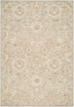 Livabliss Shiv Classics Hand Tufted Wool Accent Rug Traditional Patterned Entryway Floor Piece Beige 9' x 12' SVC2304-912