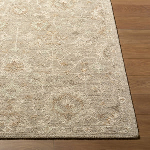 Livabliss Shiv Classics Hand Tufted Wool Accent Rug Traditional Patterned Entryway Floor Piece Beige 9' x 12' SVC2304-912