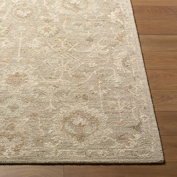 Livabliss Shiv Classics Hand Tufted Wool Accent Rug Traditional Patterned Entryway Floor Piece Beige 9' x 12' SVC2304-912