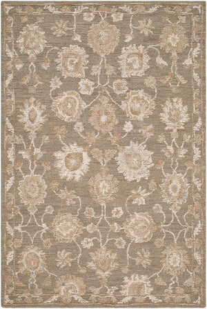 Livabliss Shiv Classics Handmade Wool Tufted Accent Rug for Entryway Bathroom or Bedside Taupe, Ivory 9' x 12' SVC2305-912