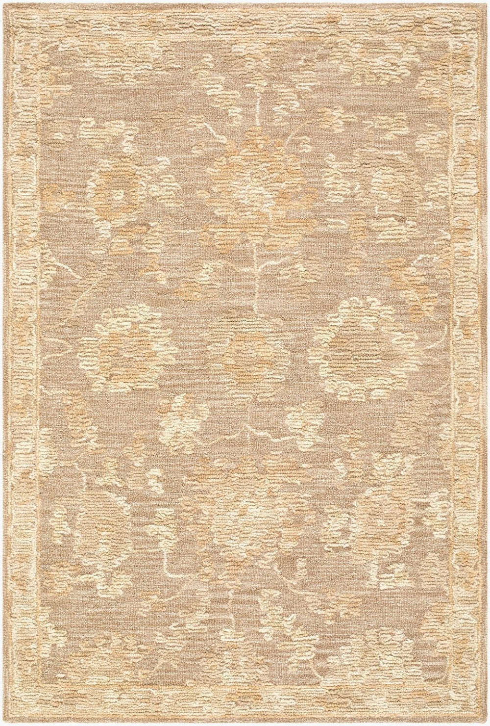 Livabliss Shiv Classics Hand Tufted Wool Accent Rug Artisan Crafted for Entryway or Bedroom Beige, Sandsto 8' x 10' SVC2309-810